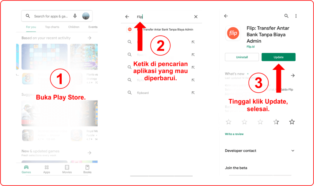Langkah-langkah cara update aplikasi play store android versi terbaru mudah