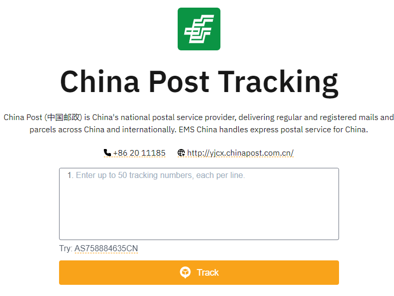 China post tracking