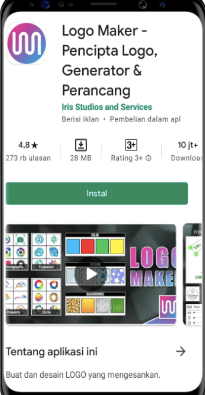 Logo maker aplikasi pembuat logo gratis