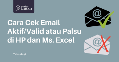 Cara cek email aktif/valid atau tidak melalui hp dan ms. Excel