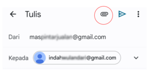 Cara mengirim tugas lewat email