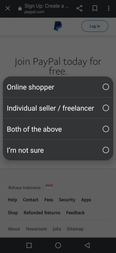Opsi online shopper