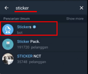 Cara membuat sticker telegram