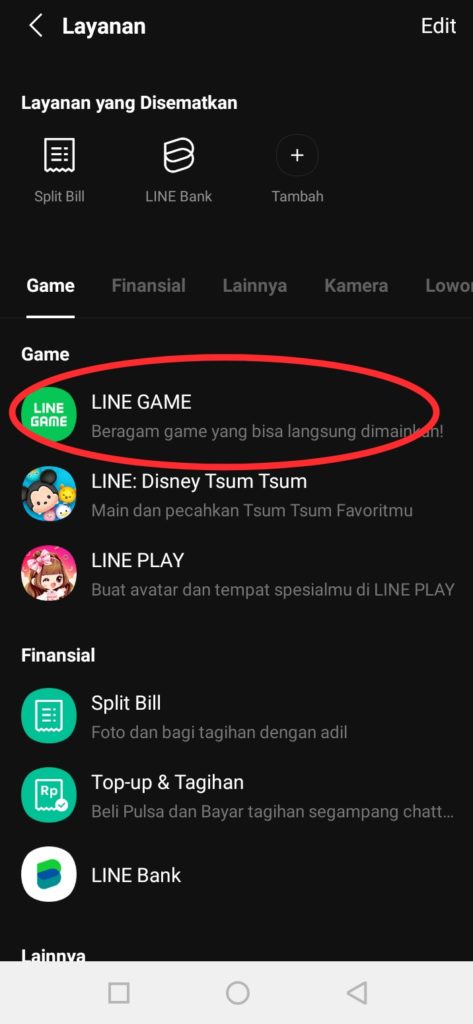 Opsi line game