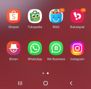 Cara menghapus whatsapp di android