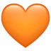 Orange heart