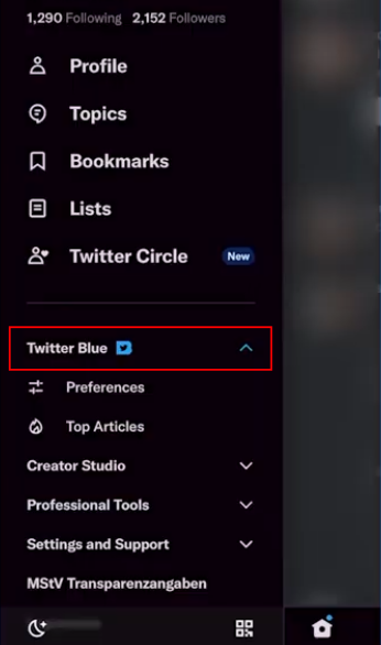 Twitter blue - twitter blue