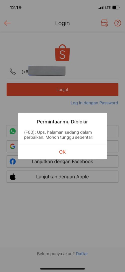Shopee Loading Issue Icon Aplikasi Shopee Error, Pengguna: Kenapa Akun Mendadak Log Out Sendiri?