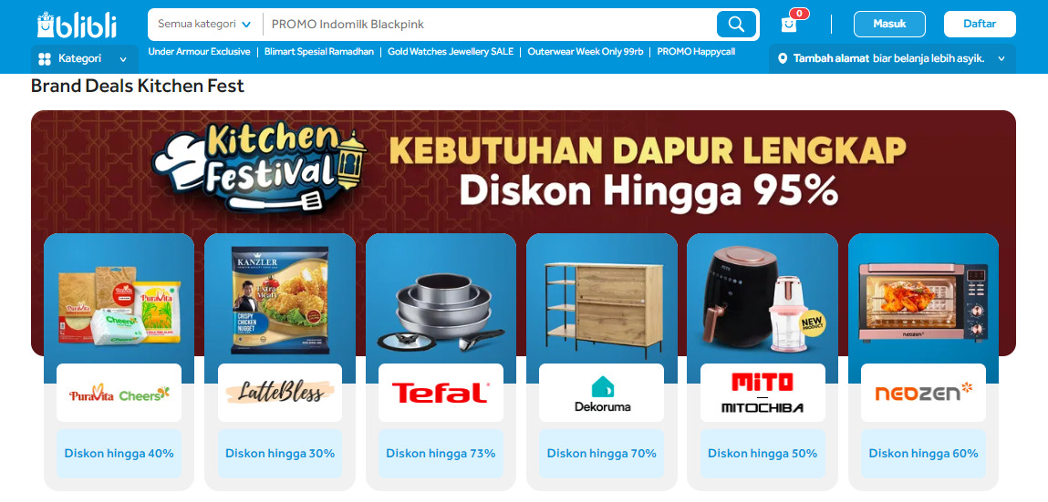 Berkah Ramadan, Blibli Tebar Diskon 90 Persen Hingga Voucher Combo ...