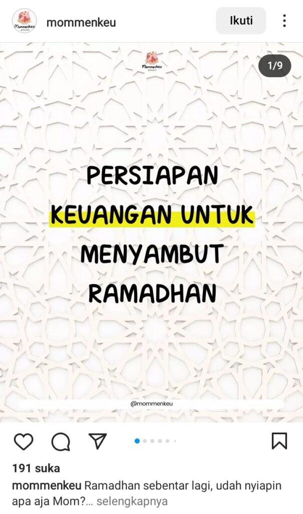 Manakah konten ramadhan favoritmu di instagram