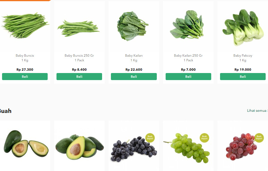 Aplikasi beli sayur online murah