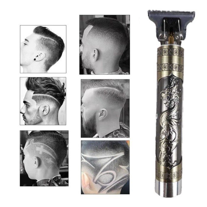 Paket usaha barbershop - electric hair clipper razor knife