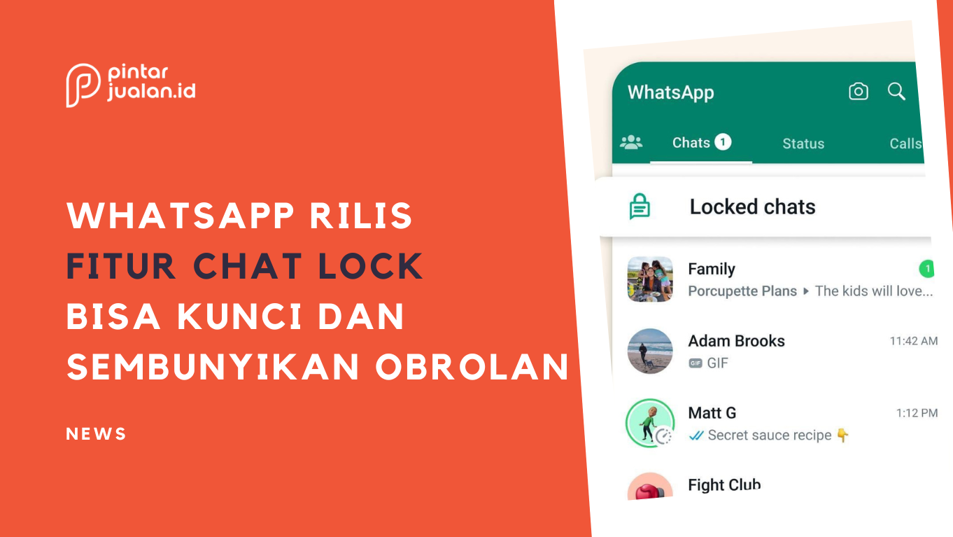 Bisa kunci dan sembunyikan chat tertentu, whatsapp rilis fitur chat lock!