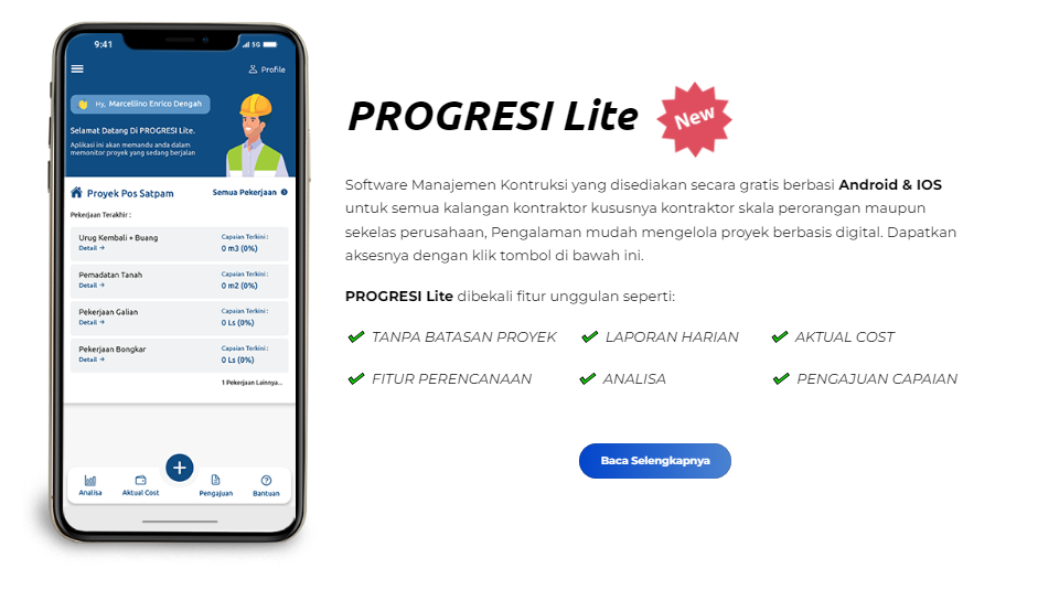 Software manajemen proyek konstruksi