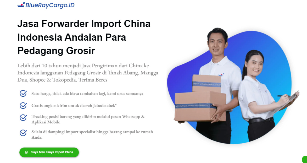 Jasa kirim barang dari china ke indonesia