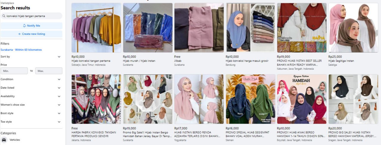 Tips mencari supplier hijab tangan pertama