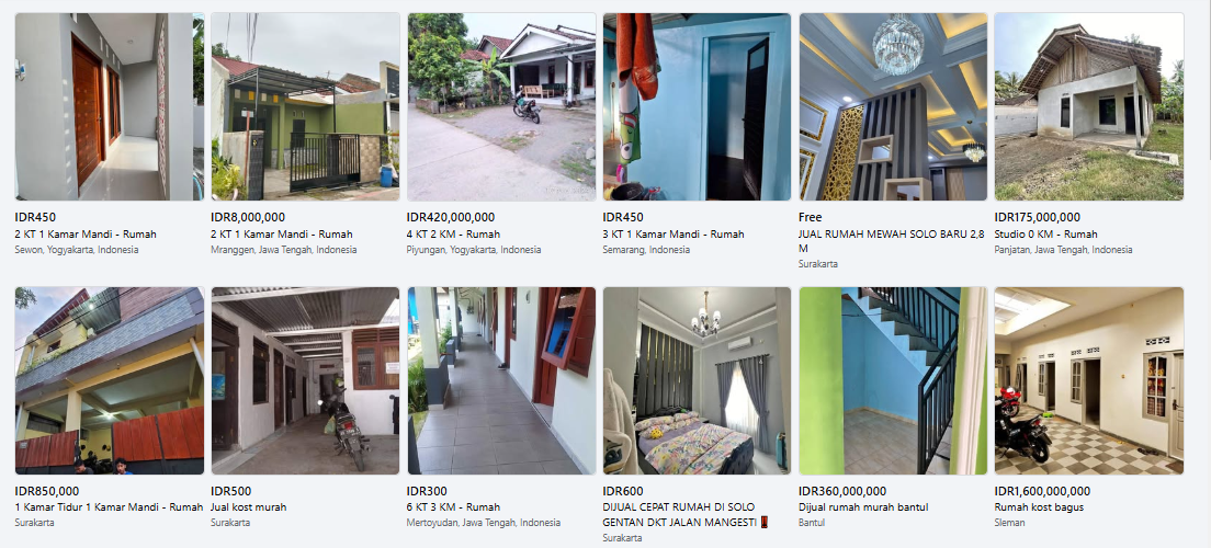 Contoh iklan jual rumah di facebook