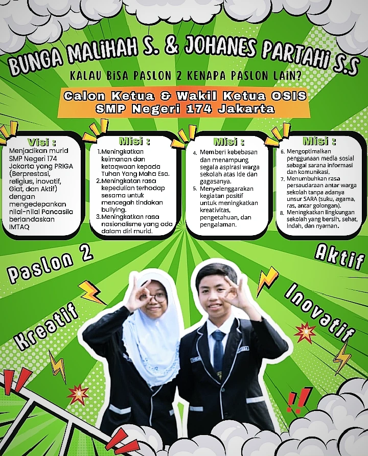 Kata-kata untuk poster pemilihan ketua osis