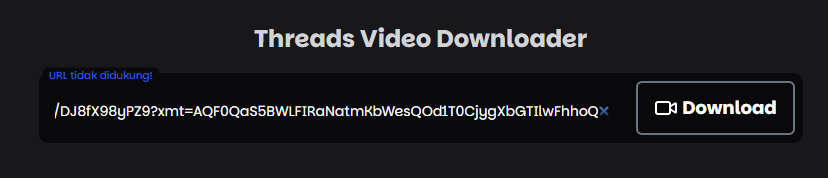 cara download video threads 4