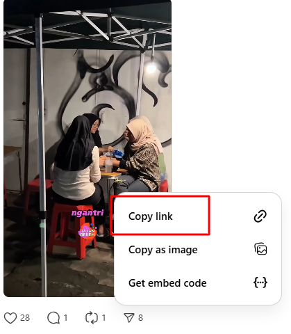 cara download video threads 2
