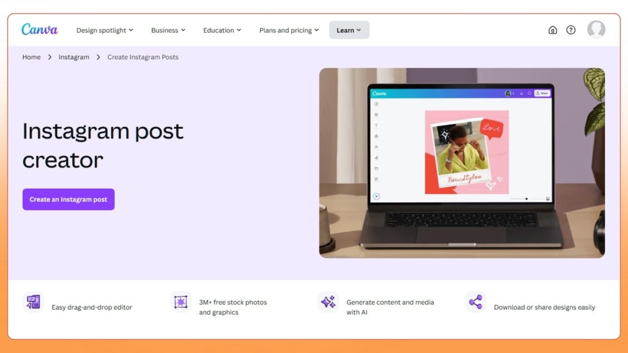 Biar Nggak Capek, Ini 7 Tools Instagram Terbaik untuk Bantu Kelola Jualanmu 2 Canva untuk Desain Feed yang Konsisten